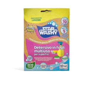 Detersivo in fogli Multiuso per superfici - 10 Fogli