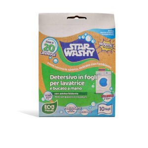 Detersivo in fogli per Lavatrice e Bucato - 10 Fogli